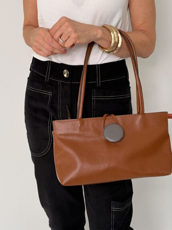 Bolsa Baguete Botão