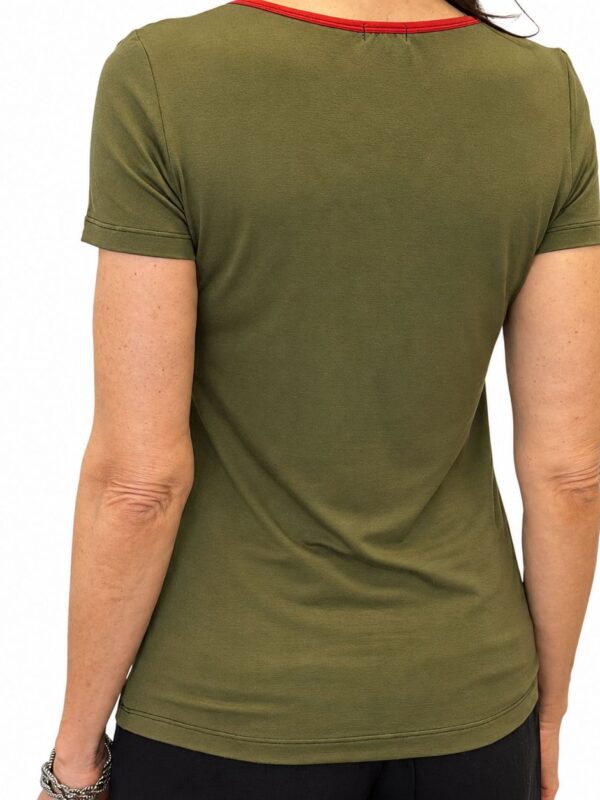 Blusa Kelly manga curta tricolor