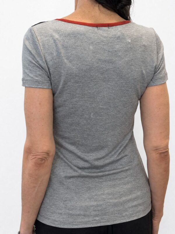 Blusa Kelly manga curta tricolor
